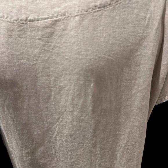 Bryn Walker Tapioca 100% Linen Tunic Style Top Lagenlook Size Small Sleeveless - Picture 8 of 10
